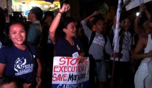 A Manille, célébrations après le report de l'exécution de Veloso