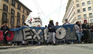 Milan: manifestation et incidents avant l'Expo universelle