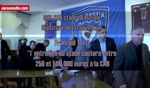 SCB-CAB Convention du stade : Tatti «l'entretien du stade coûtera entre  250 et 500 000 euros à la CAB»