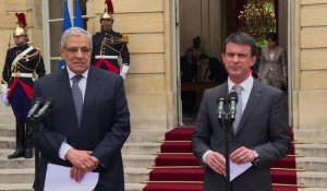 Manuel Valls reçoit son homologue égyptien