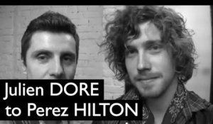 Julien Doré à Perez Hilton