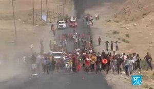Vidéo : les jihadistes "ont tué les hommes yazidis avec des hachoirs"