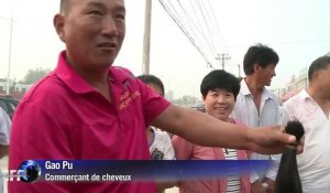 Le filon du cheveu chinois, exporté dans le monde entier