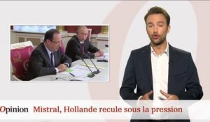 Mistral : François Hollande recule sous la pression