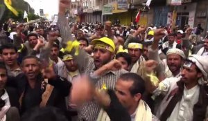 Yémen: les rebelles chiites manifestent à Sanaa