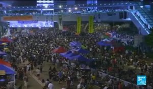 À Hong Kong, les manifestants se regroupent dans le quartier des ministères