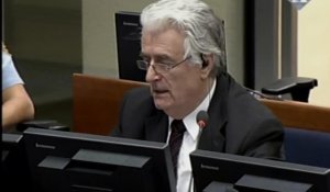 Karadzic devant le TPIY : "je serai acquitté"