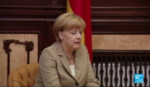 À Kiev, Angela Merkel défend "l'intégrité territoriale" de l'Ukraine