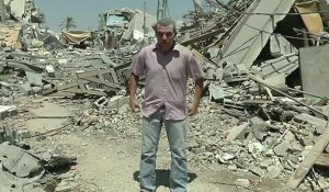 A Gaza, l'eau du "Ice Bucket Challenge" remplacée par des gravats