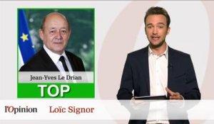 Top/Flop : Jean-Yves Le Drian toujours ministre, Christine Lagarde entendue dans l'affaire Tapie