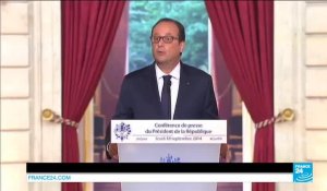 Hollande face à la presse : le chef de l'État a tenu sa conférence semestrielle