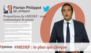 #tweetclash : #Medef, le plan qui choque !