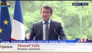 Manuel Valls - Medef : la fin du "vieux socialisme"