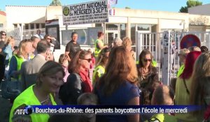 Des parents boycottent l'école le premier mercredi de la rentrée