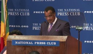 Le président du Congo veut refonder les relations entre Etats-Unis et Afrique