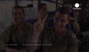 Les troupes israéliennes quittent la bande de Gaza.