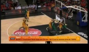 Basket: l'ASVEL s'impose face à Ostende