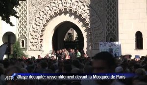 Otage décapité: rassemblement devant la Mosquée de Paris