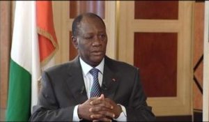 Alassane Ouattara,  président de la République de Côte d'Ivoire