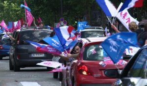 La "Manif pour tous" défile à Paris en voitures