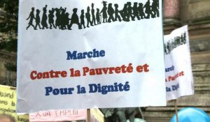Manifestation à Paris "contre la pauvreté et pour la dignité"