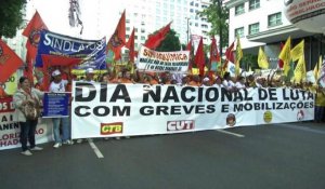 Brésil: "journée nationale de luttes" à l'appel des syndicats