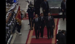 François Hollande à Casablanca