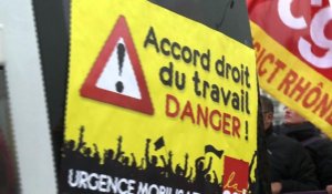 Lyon : de 2300 à 7000 manifestants contre l'accord sur l'emploi