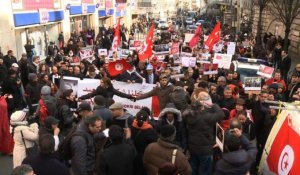 Manifestation à Paris en hommage à Chokri Belaïd