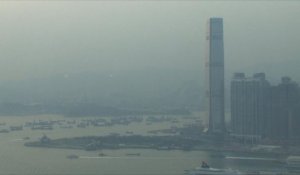 Le trafic maritime, facteur de pollution de l'air à Hong Kong