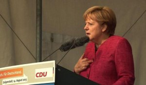 Merkel fait campagne en revendiquant sa réussite