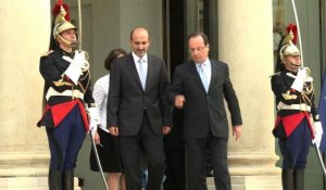 Le chef de l'opposition syrienne reçu à l'Elysée