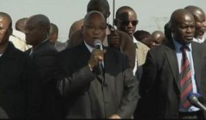 Zuma au chevet des mineurs de Marikana