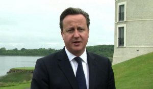 David Cameron arrive en Irlande du Nord pour le sommet du G8