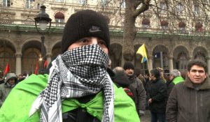 Des milliers de manifestants Kurdes à Paris