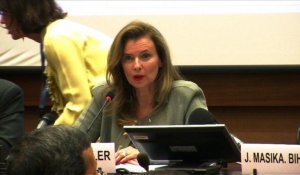 Trierweiler à l'ONU à Genève: plaidoyer pour les femmes de RDC