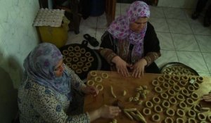 Les Palestiniennes cuisinent pour la fin du Ramadan
