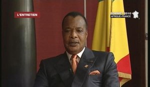 Denis Sassou Nguesso, président du Congo-Brazzaville