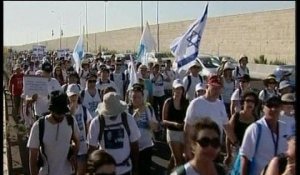 La marche pour Shalit est arrivée à Jérusalem