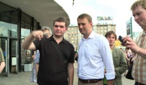 L'opposant Alexeï Navalny mène campagne pour la mairie de Moscou