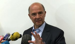 Moscovici: "Je n'ai pas revu la croissance à la baisse"