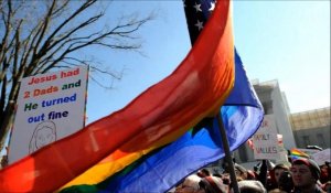 Etats-Unis: manifestation de pro et anti-mariage gay à Washington