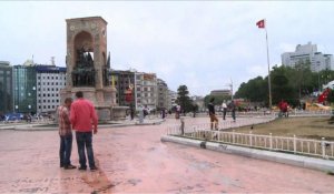 La place Taksim calme avant une réunion controversée