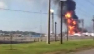 USA: explosion d'une usine pétrochimique en Louisiane