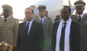 François Hollande est arrivé au Mali