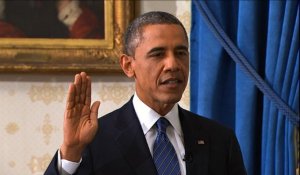 Barack Obama prête serment pour son second mandat