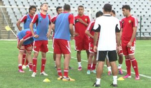CAN-2013: l'équipe nationale du Maroc à l'entraînement