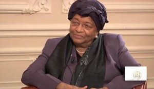 Ellen Johnson Sirleaf, Prix Nobel de la Paix 2011 et présidente du Libéria