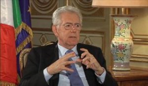 Mario Monti, président du Conseil italien
