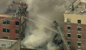 Deux immeubles s'effondrent à New York, le gaz suspecté